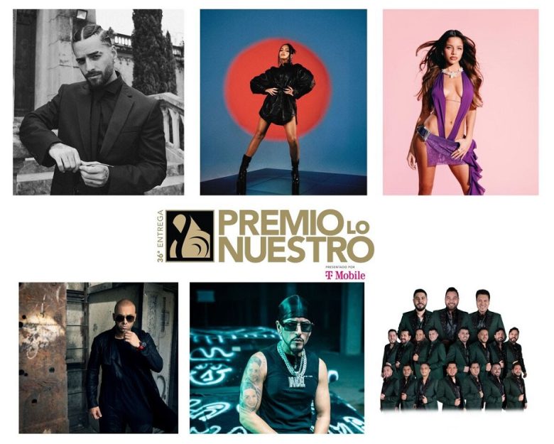 cantantes, artistas, nominados, Premio Lo Nuestro 2024